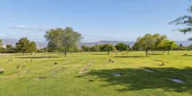 Cemetery grounds at Oakdale Mortuary & Memorial Park
