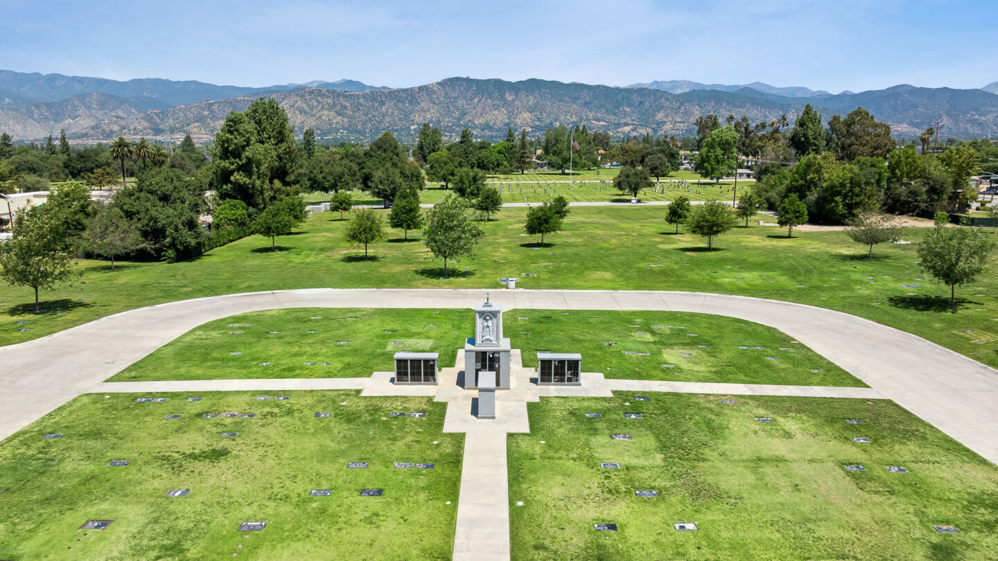 Cemetery grounds at Oakdale Mortuary & Memorial Park