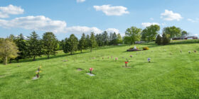 Cemetery grounds at Holly Memorial Gardens