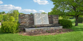 Unique feature at Holly Memorial Gardens