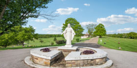 Cemetery grounds at Holly Memorial Gardens