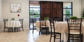 Celebration of life venue for services, gatherings and receptions at Hahn-Cook/Street & Draper Funeral Directors