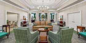 Sitting area at George A. Smith & Sons Funeral Home