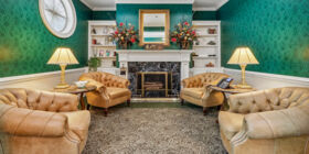 Sitting area at George A. Smith & Sons Funeral Home