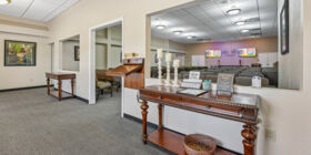 Foyer at Dove-Witt Family Mortuary 
