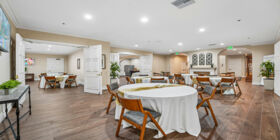Celebration of life venue for services, gatherings and receptions at Funeraria del Angel Chula Vista