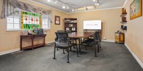 Arrangement room at Chapel of Memories