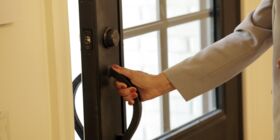 A funeral director opens door to welcome families