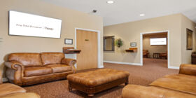 Sitting area at Providence-Jones Family Funeral Home