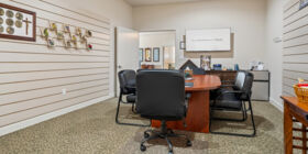 Arrangement room at Providence Funeral Home