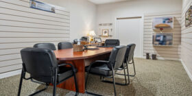 Arrangement room at Providence Funeral Home