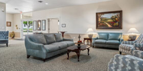 Sitting area at Providence Funeral Home