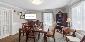 Arrangement room at Sullivan Funeral Homes 