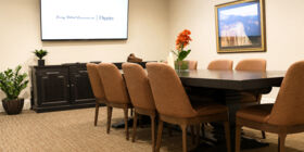 Arrangement room at Green Acres Memorial Park & Mortuary