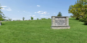 Cemetery grounds at Sunrise Burial Park