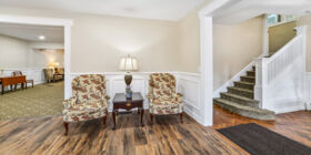 Sitting area at Grummons-Bookhout-Bennett Funerals & Cremations