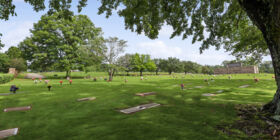 Cemetery grounds at Winkenhofer Pine Ridge Funeral Home and Memorial Park