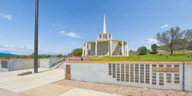Veterans section at Memorial Gardens Funeral, Cremation & Cemetery