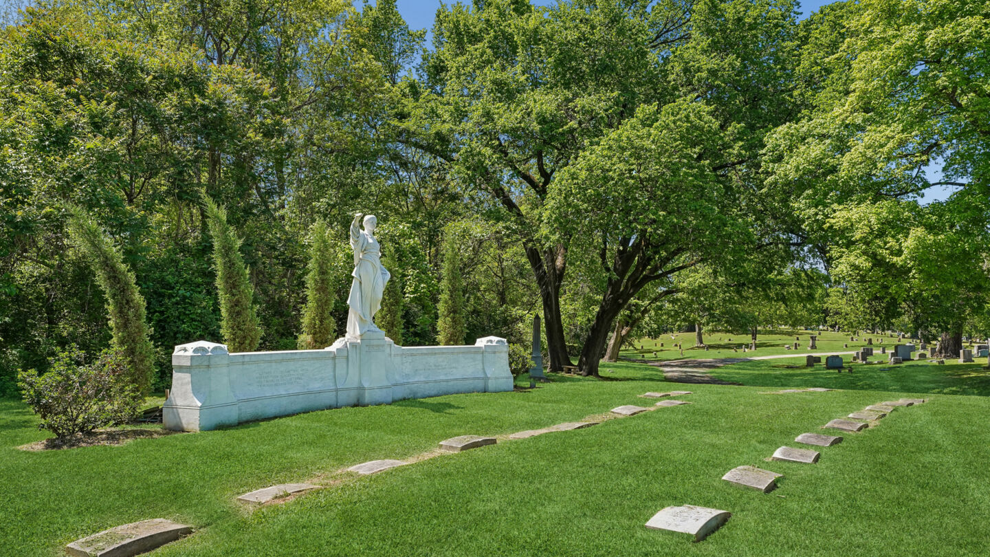Cemetery grounds at Mount Olivet Funeral Home & Cemetery