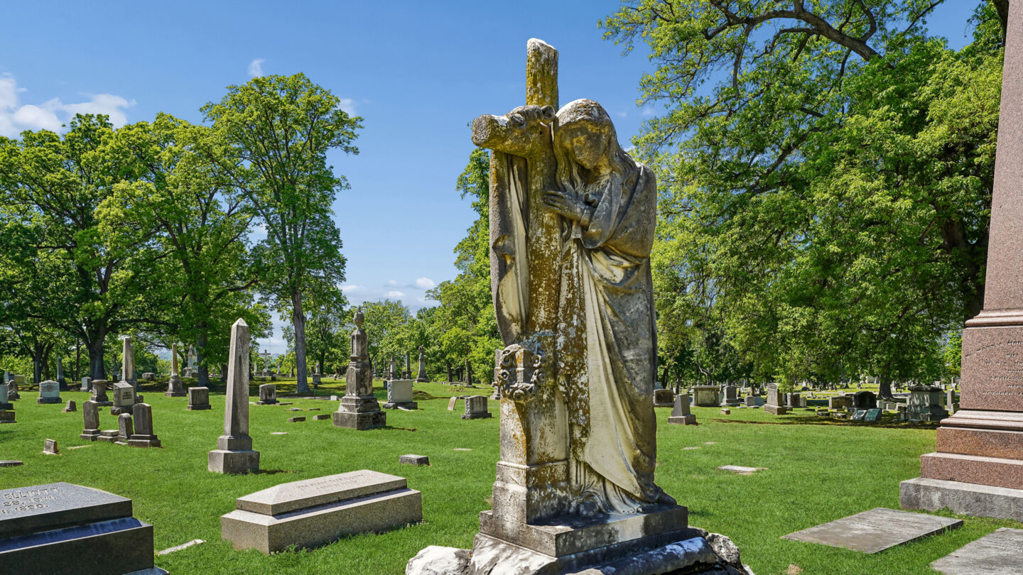 Cemetery grounds at Mount Olivet Funeral Home & Cemetery