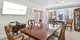 Arrangement room at Arthur F. White Funeral Home