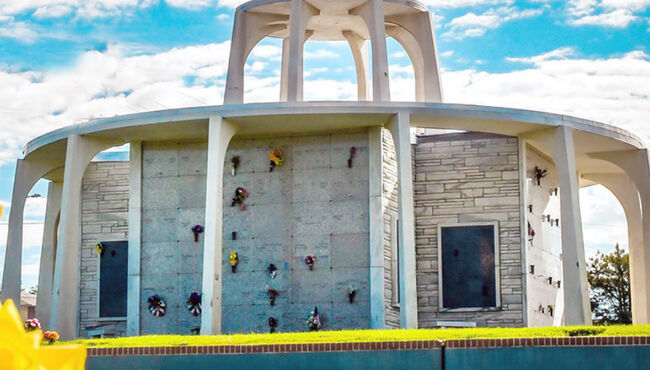 Mausoleum at Memorial Gardens Cemetery