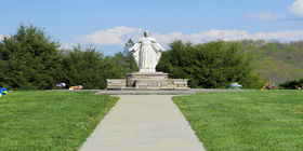 Special landscaping feature at Roselawn Memory Gardens