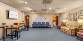 Linwood W. Ott Funeral Home Sitting area at 