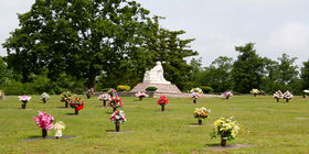 Cemetery grounds at Hillcrest Memorial Park