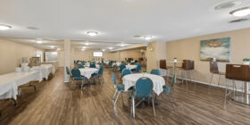 Celebration of life venue for services, gatherings and receptions at Henderson's Fraser Valley Funeral Home