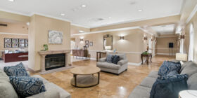 Sitting area at Sunset Northwest Funeral Home