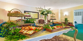 Catering display at McCarty - Evergreen Funeral Home