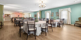 Celebration of life venue for services, gatherings and receptions at Halteman Fett & Dyer Funeral Home