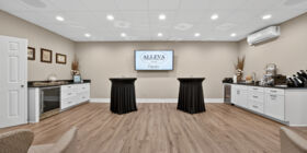 Celebration of life venue for services, gatherings and receptions at Alleva Funeral Home