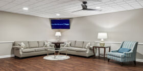 Sitting area at Rosewood-Kellum Funeral Home & Rosewood Memorial Park