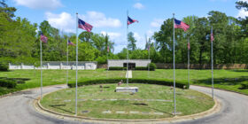 Cemetery grounds at Hampton Memorial Gardens