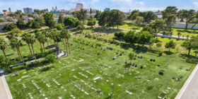Cemetery grounds at Palm Downtown Mortuary & Cemetery