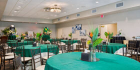 Celebration of life venue for services, gatherings and receptions at Robert Toale & Sons Funeral Home at Palms Memorial Park