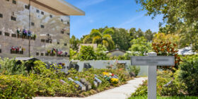 Cremation garden at Robert Toale & Sons Funeral Home at Palms Memorial Park