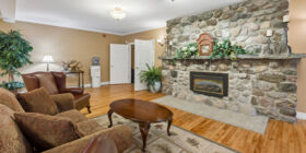 Sitting area at Benner Funeral Services 