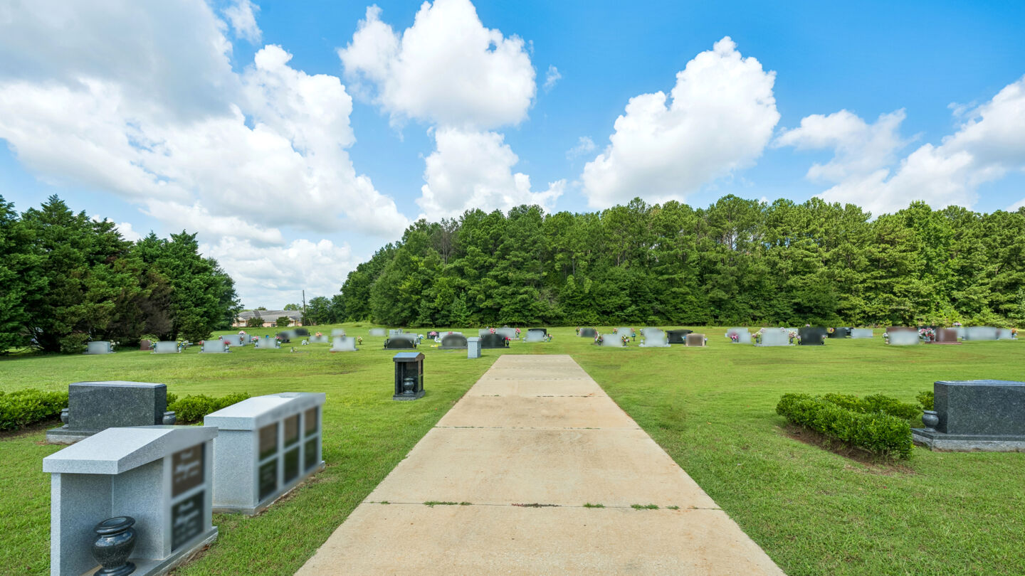 Cemetery grounds at Sunset Funeral Home and Sunset Memorial Park
