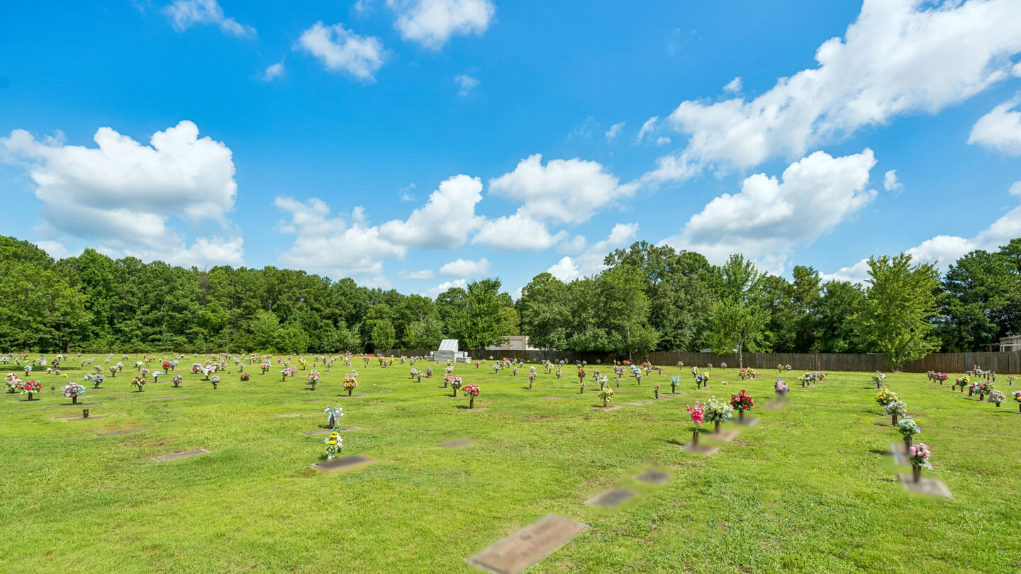 Cemetery grounds at Sunset Funeral Home and Sunset Memorial Park
