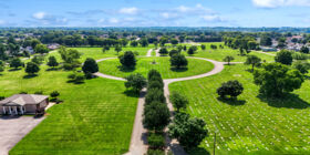 Cemetery grounds at Hermitage Funeral Home & Memorial Gardens