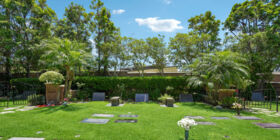 Cemetery grounds at Pierce Brothers Westwood Village Memorial Park & Mortuary