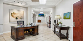Foyer at Lake Ridge Chapel & Memorial Designers