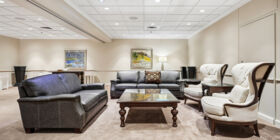 Visitation room at Lake Ridge Chapel & Memorial Designers