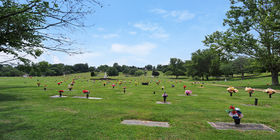 Cemetery grounds at Cunningham Memorial Park