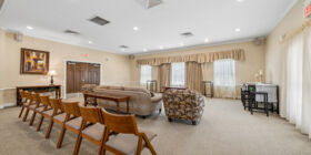 Visitation room at Pixley Funeral Home - John Desmond Chapel