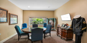Arrangement room at Miller Mies Downey Mortuary