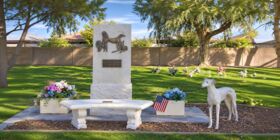 Sunland Pet Rest Cemetery bench estate